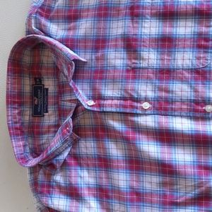 Red/White Vineyard Vines Shirt